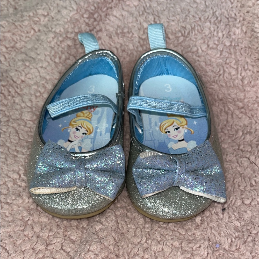 Disney Glitter Bow Kids Dress Shoes